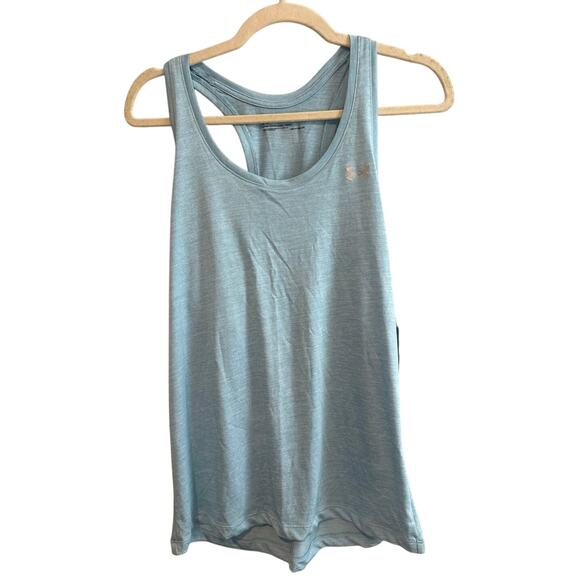 NWT Under Armour Tech Tank In Light Blue Size Large - Picture 1 of 4